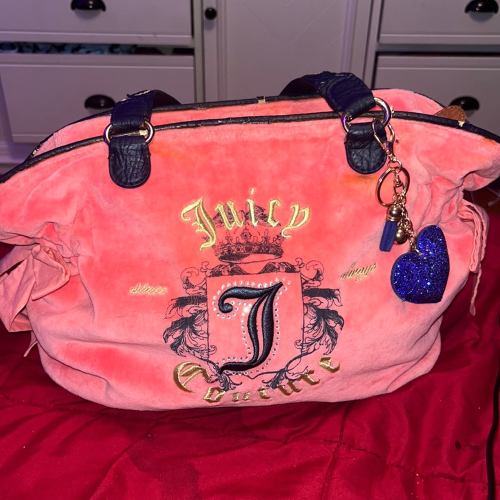 Rare juicy couture customized tote bag